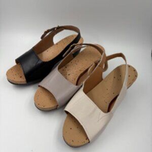 Open Toe Shoe Lot of 3 Pair Size 5